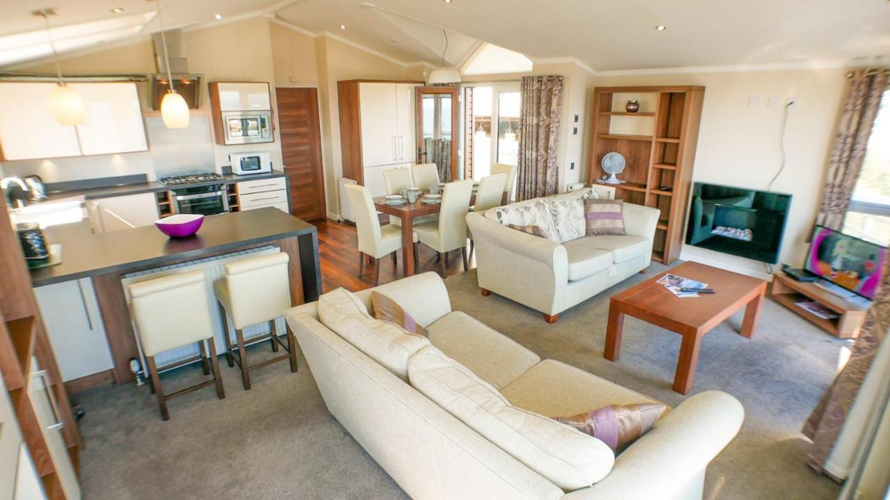 Luxury 3 Bed 2 Bath Lodge With Sea Views! Exmouth Exterior photo
